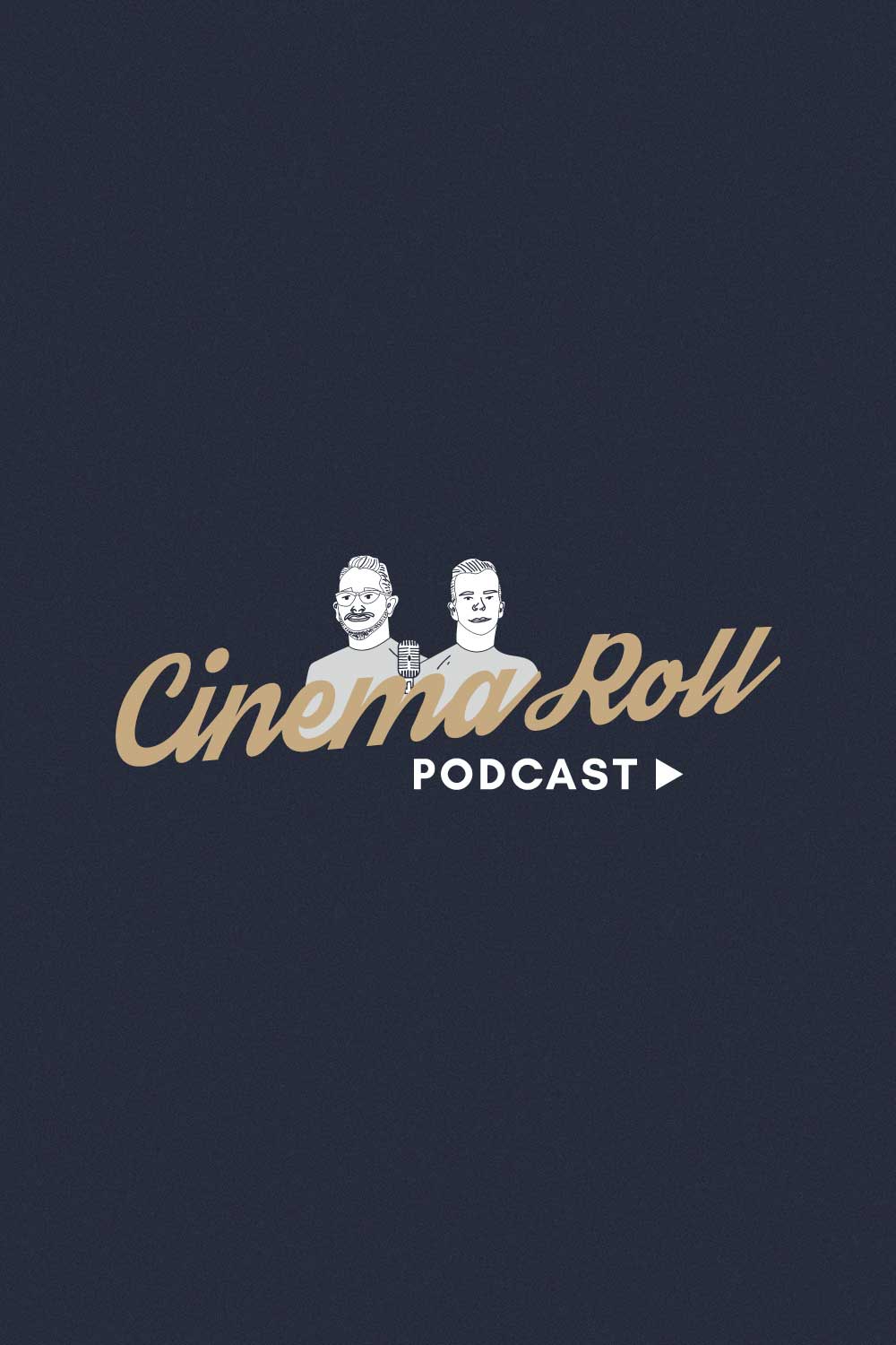 Primary logo for the Cinema Roll podcast by Victoria & Co.