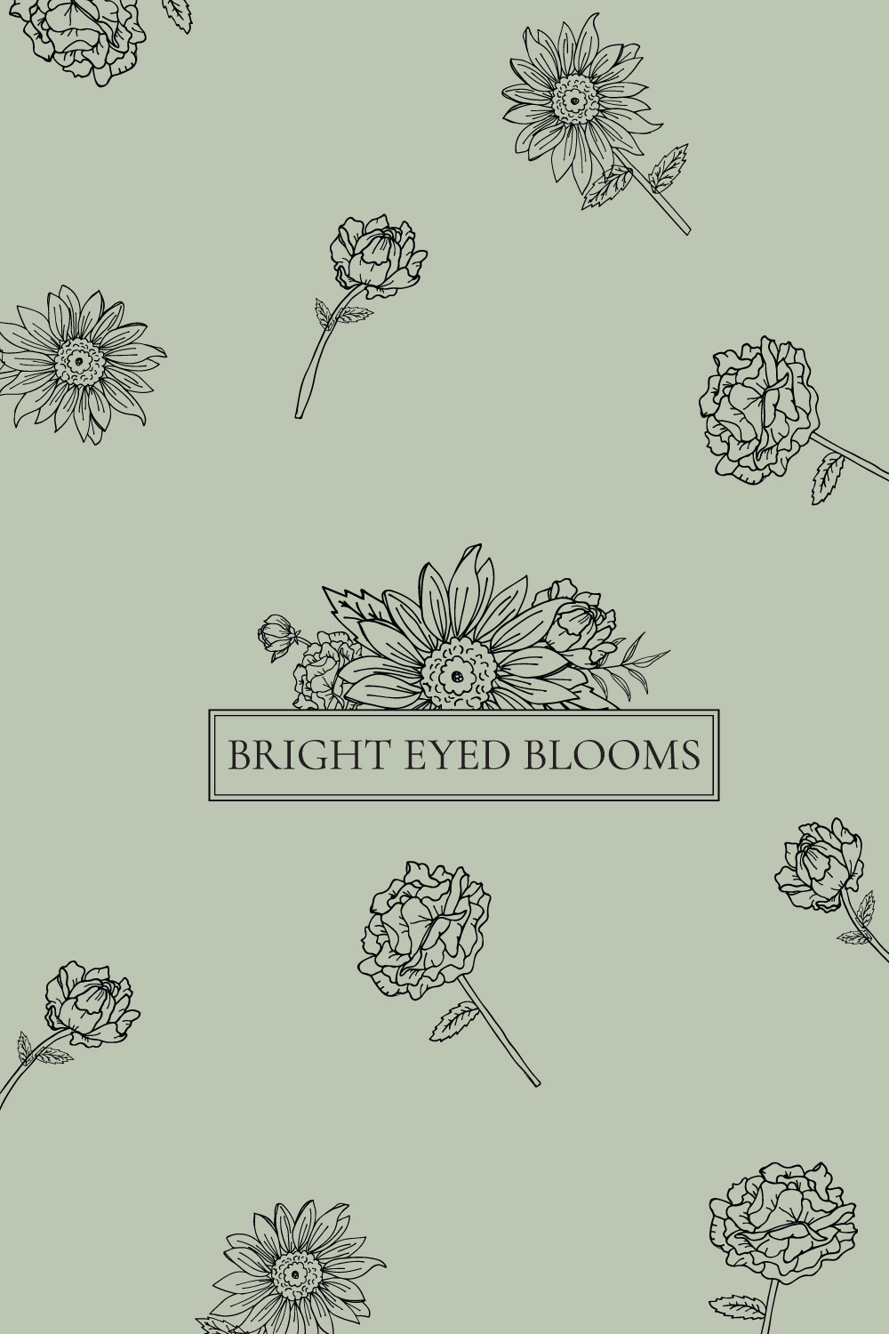 Bright Eyed Blooms brand pattern